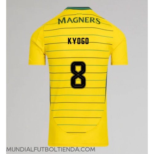 Camiseta Celtic Kyogo Furuhashi #8 Segunda Equipación Replica 2024-25 mangas cortas